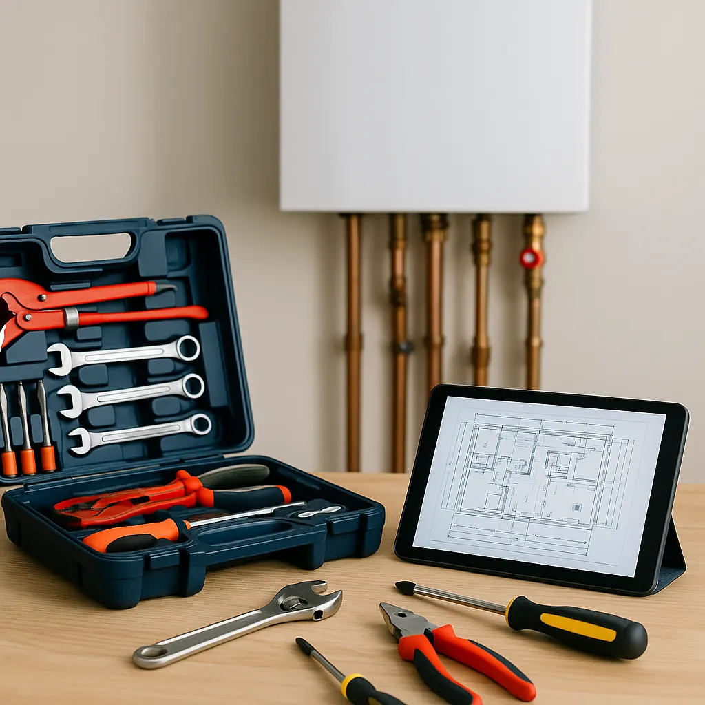 Installatiewerk voor verwarming door AB Service